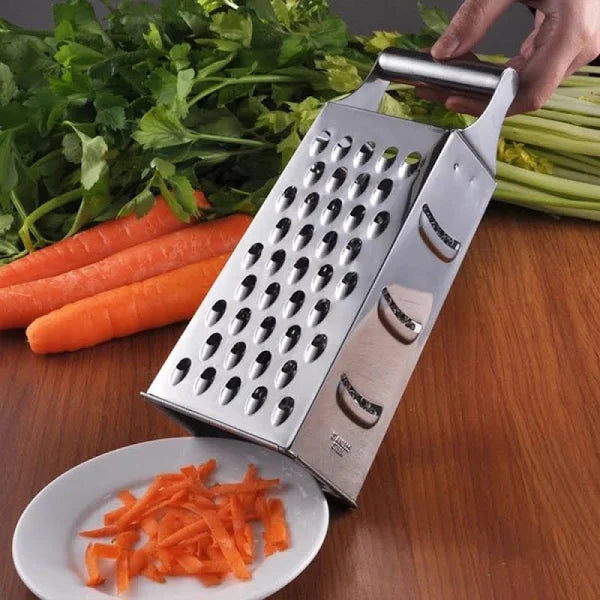 Ralador de Legumes e Frutas 4 em 1 de Aço Inoxidável