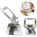 Suporte Tablet Móvel Dobrável Giratório Riser 360º-alumínio