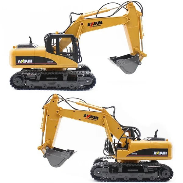Escavadeira de Controle Remoto - 11 Comandos por Controle Remoto